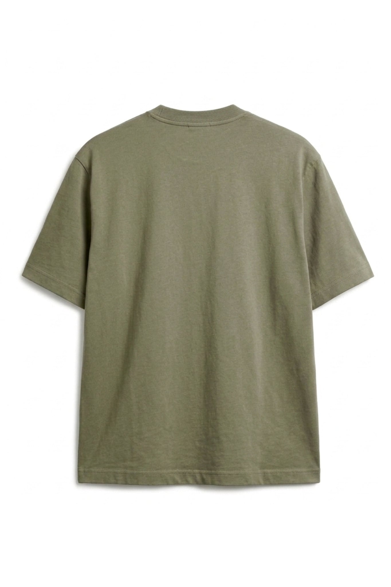 Camiseta Algodón Peruano Verde Semi Oversize