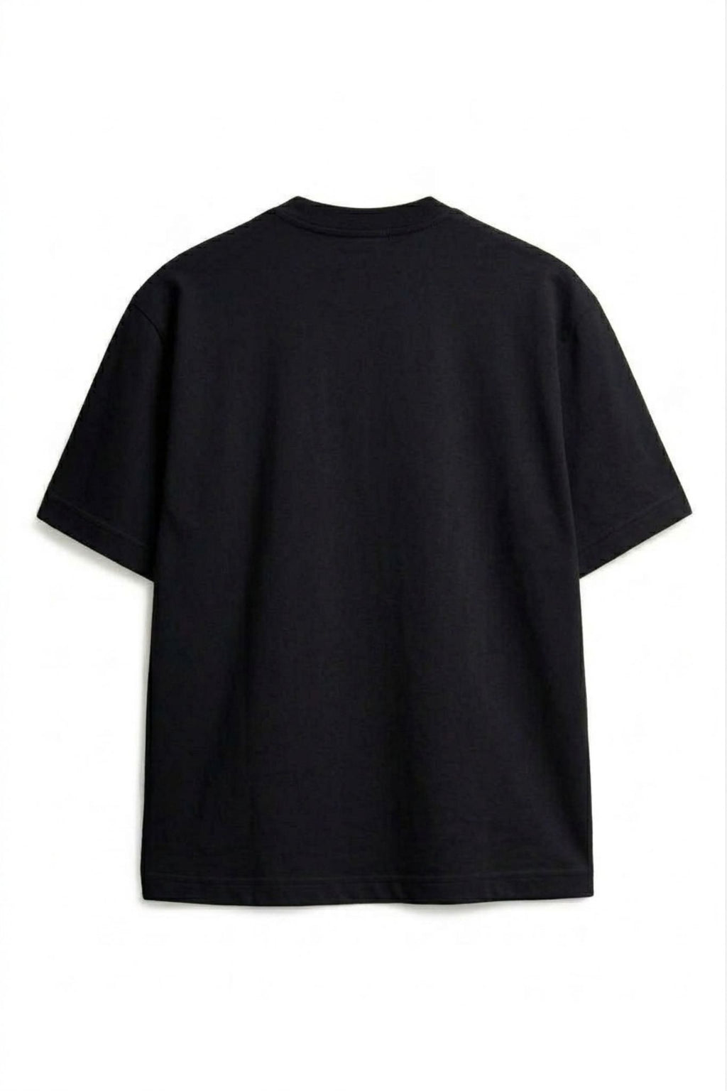 Camiseta Algodón Peruano Semi Oversize Negra