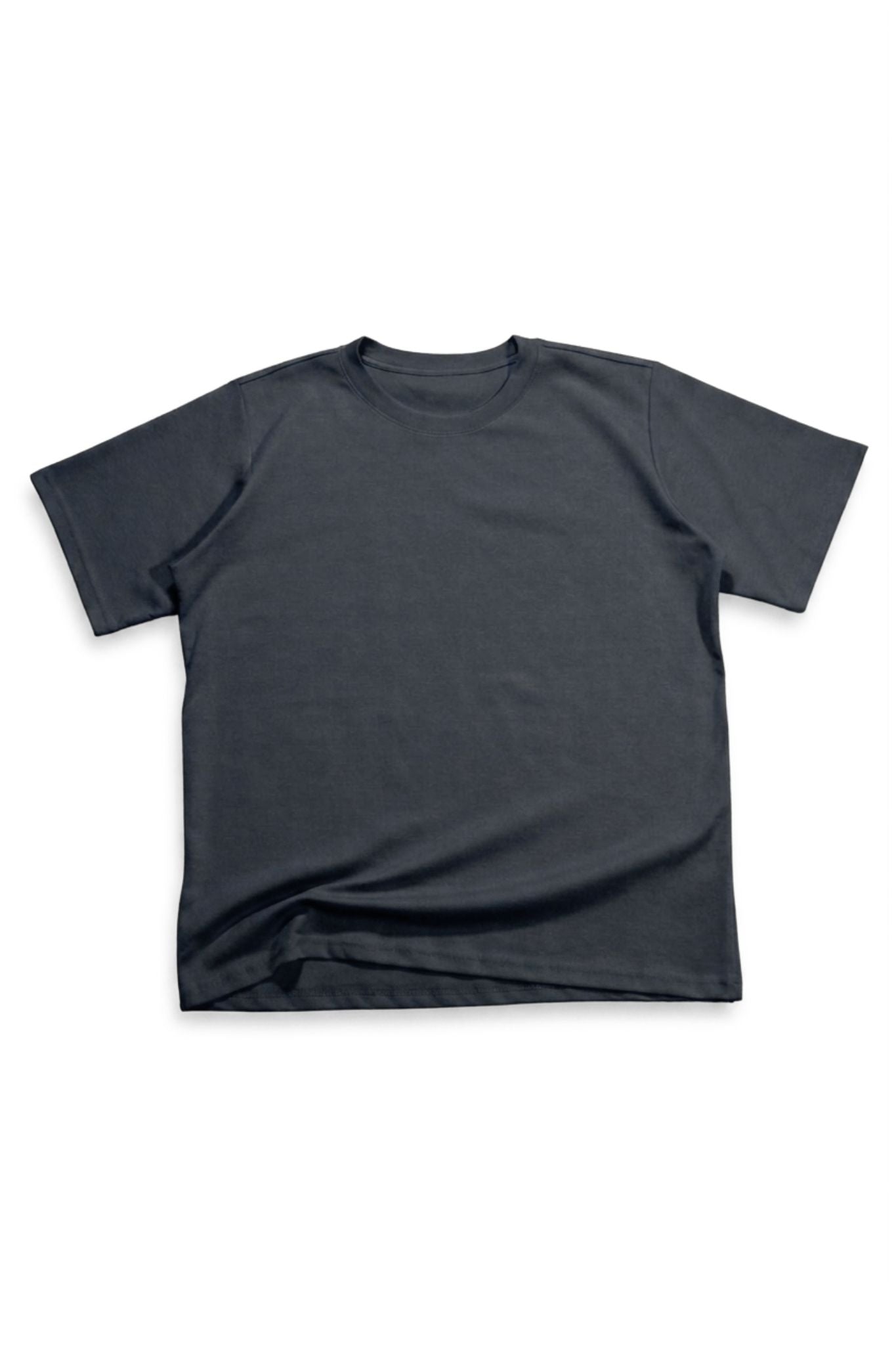 Camiseta Básica Qatar Semi Oversize Azul Oscuro