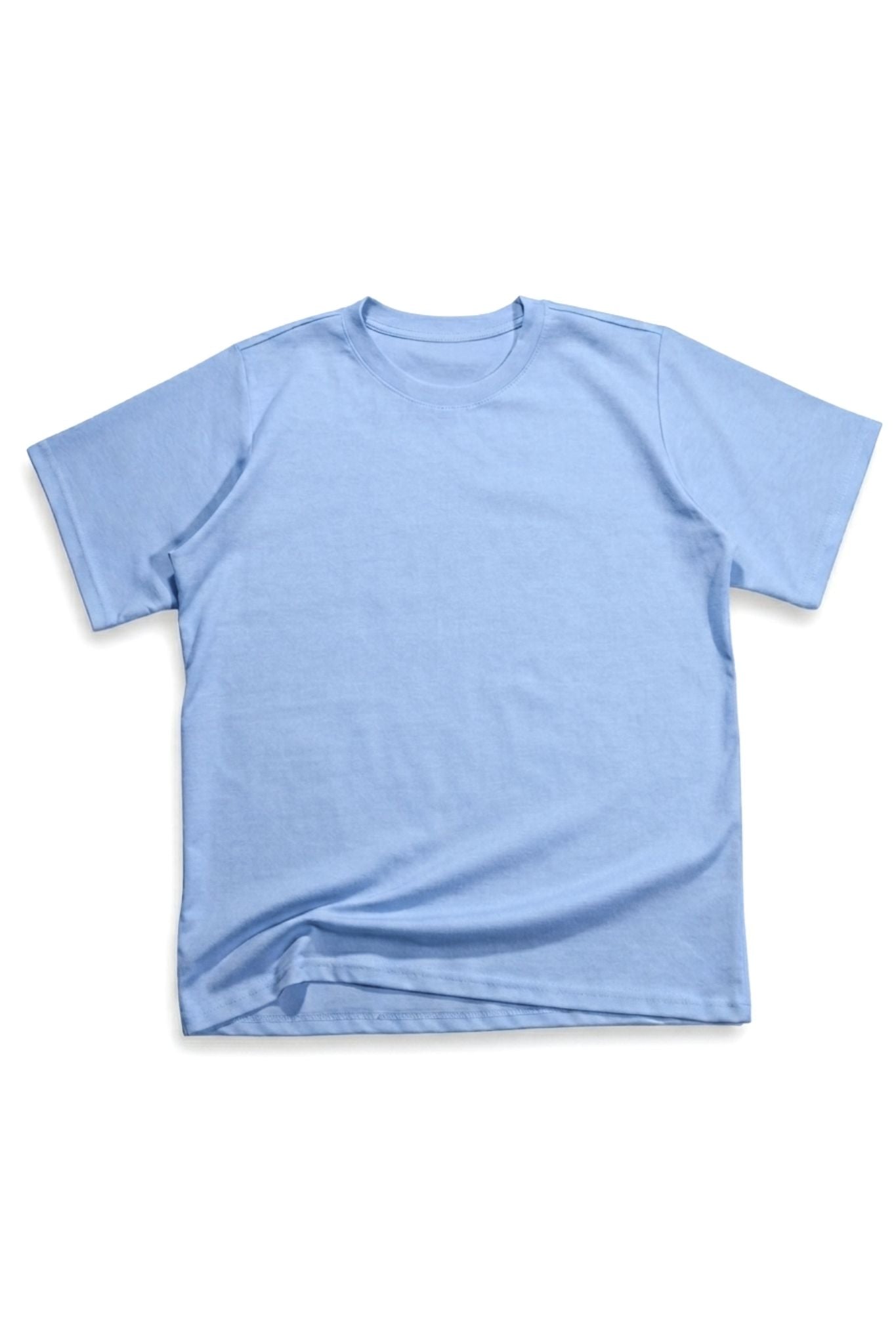 Camiseta Básica Qatar Semi Oversize Azul Royal